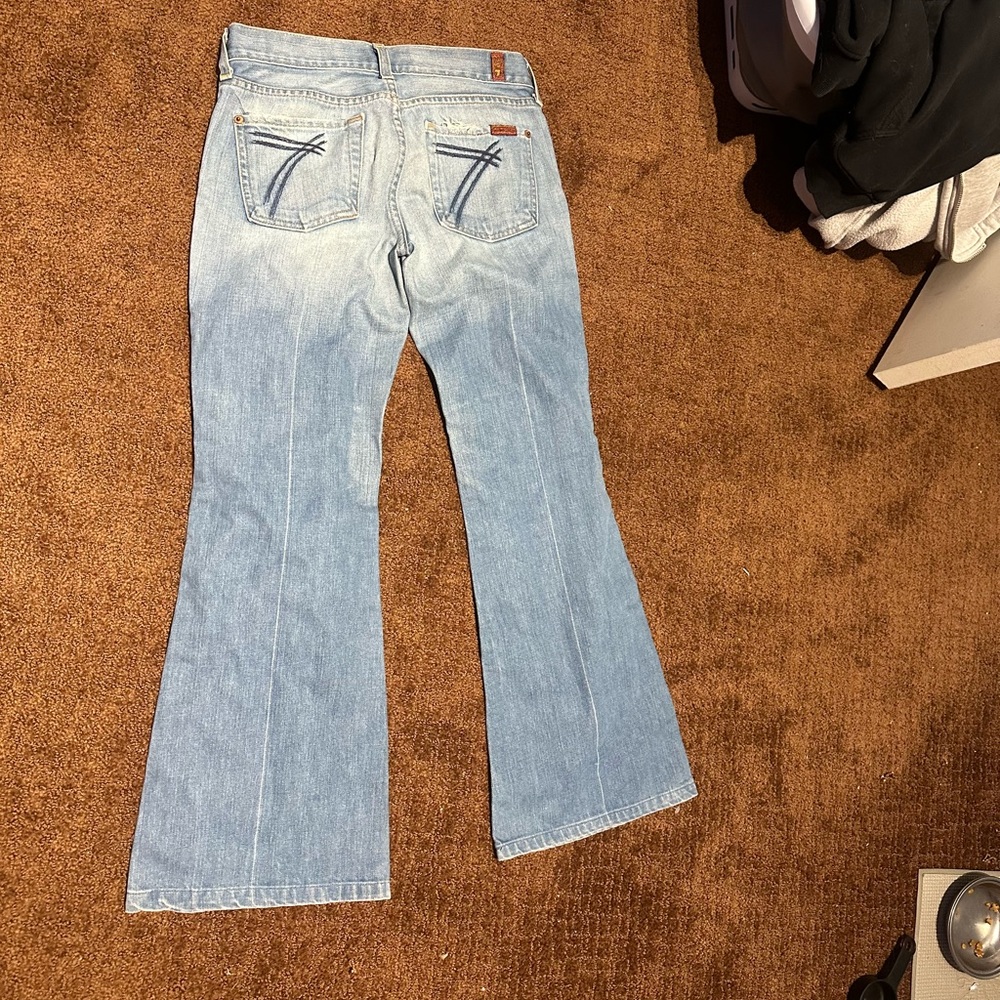 Light Blue Flared Women Jeans